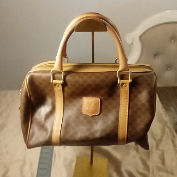 Celine Handbags - Celine Brown Leather Bag